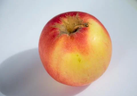 Red apple on a white background Stock Photos