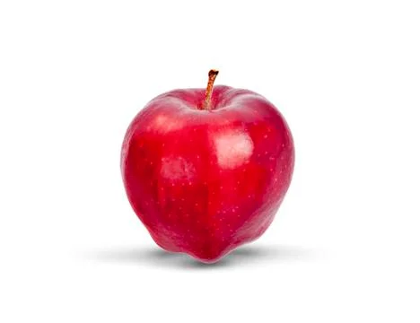 Red apple on white background Stock Photos