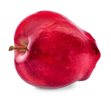 Red apple on white background Stock Photos