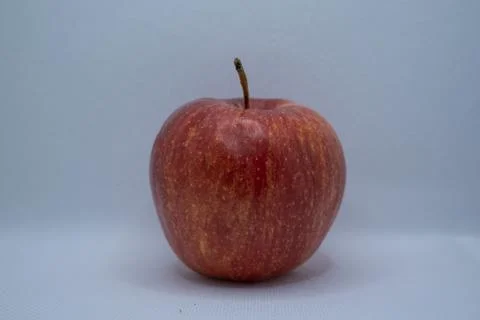 Red apple in white background Stock Photos