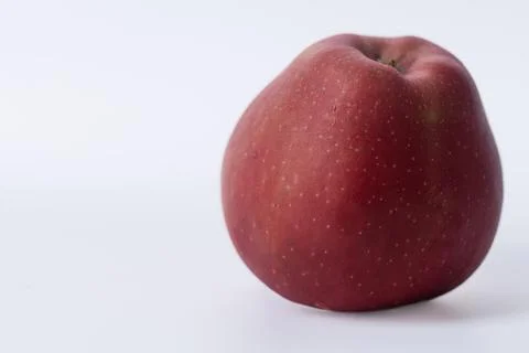 Red apple on white background Foto stock