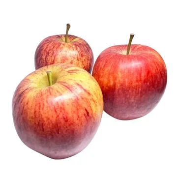 Red apple on white background Stock Photos