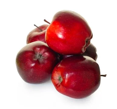 Red apples fruit Stock Photos