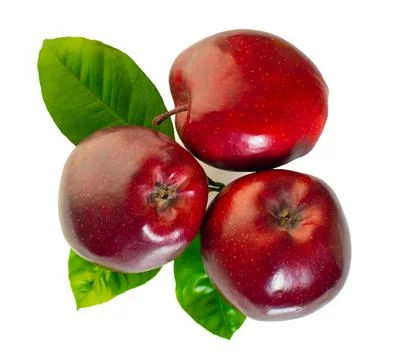 Red apples fruit Stock Photos