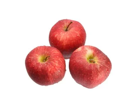 Red apples isolate white background Stockfoto's