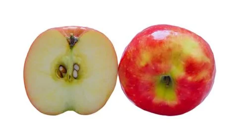 Red apples  isolated . Stock Photos