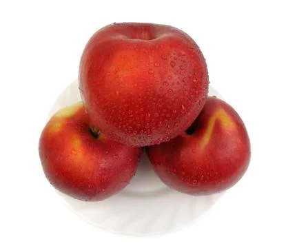 Red apples, isolated Stock Photos