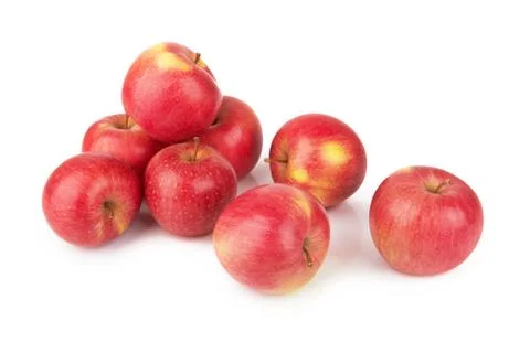 Red apples isolated Stock Photos