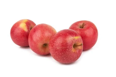 Red apples isolated Stock Photos