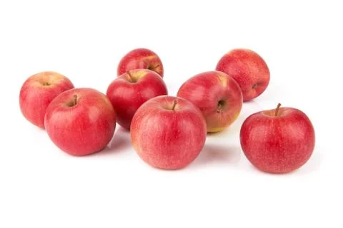 Red apples isolated Stock Photos