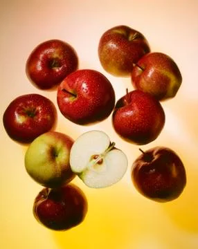 Red apples Stock Photos