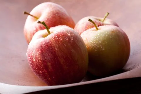 Red apples Stock Photos