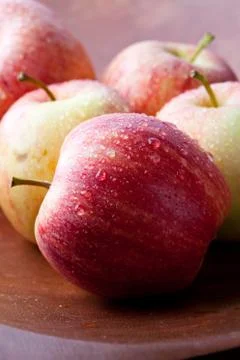Red apples Stock Photos