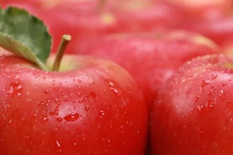 Red apples Stock Photos