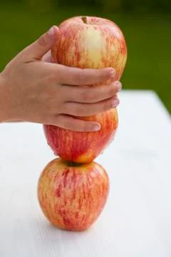 Red apples Foto stock