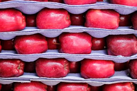 Red apples Stock Photos