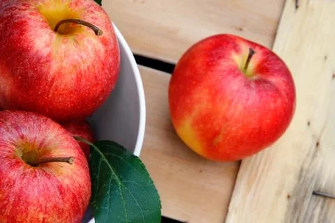 Red apples Stock Photos