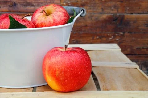 Red apples Stock Photos