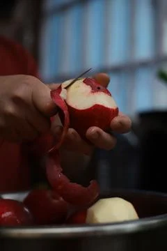 Red apples Stock Photos