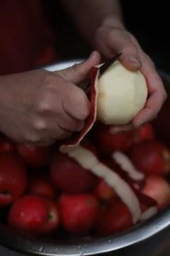 Red apples Stock Photos