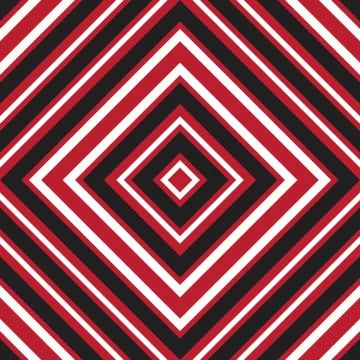 Red Argyle Diagonal Stripes seamless pattern background - Stock Illustration