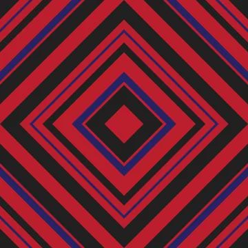 Red Argyle Diagonal Stripes seamless pattern background Stock Illustration