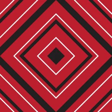Red Argyle Diagonal Stripes seamless pattern background Stock Illustration