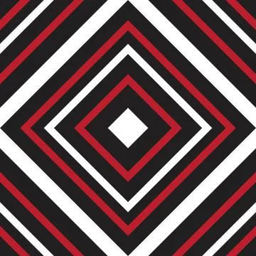 Red Argyle Diagonal Stripes seamless pattern background Stock Illustration