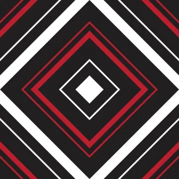 Red Argyle Diagonal Stripes seamless pattern background Illustrazione stock