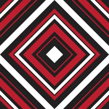 Red Argyle Diagonal Stripes seamless pattern background Stock Illustration