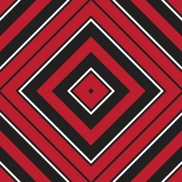 Red Argyle Diagonal Stripes seamless pattern background イラスト素材