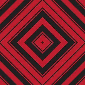 Red Argyle Diagonal Stripes seamless pattern background Stock Illustration