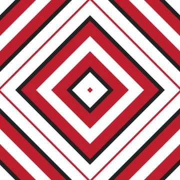 Red Argyle Diagonal Stripes seamless pattern background Stock Illustration