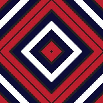 Red Argyle Diagonal Stripes seamless pattern background Stock Illustration
