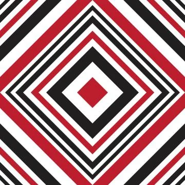 Red Argyle Diagonal Stripes seamless pattern background Stock Illustration