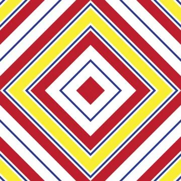 Red Argyle Diagonal Stripes seamless pattern background Illustrazione stock