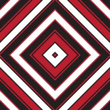 Red Argyle Diagonal Stripes seamless pattern background Stock Illustration