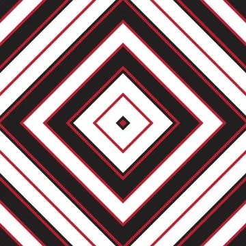 Red Argyle Diagonal Stripes seamless pattern background Stock Illustration