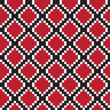 Red Argyle Seamless Pattern Background Illustrazione stock