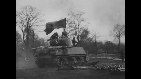 Red Army in Berlin. World War II Stock Footage 244474748