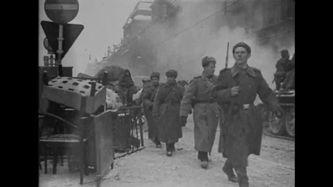 Red Army. Vistula–Oder offensive Stock Footage 244730219