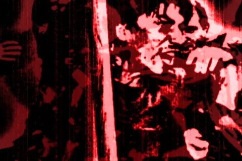 Red Arrest Stock Footage 135780