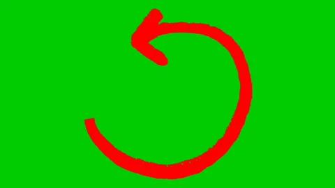 Red arrow 33 green Stock Footage 181866025