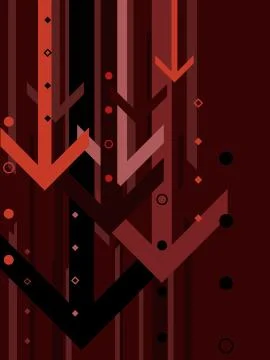 Red arrow background Stock Illustration