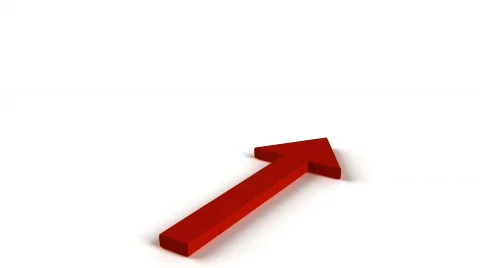 Red arrow  動画素材 351199