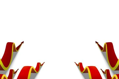 Red arrow graph goes up white background Stock Illustration