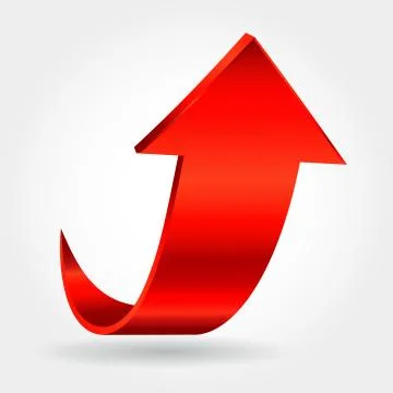 Red arrow Stock Illustration