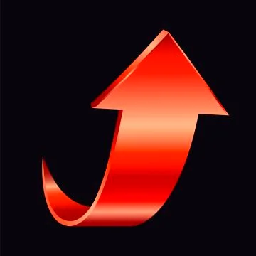 Red arrow Stock Illustration