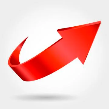 Red arrow Stock Illustration