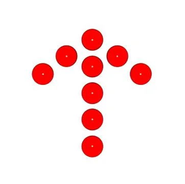 Red arrow. Stock Illustration